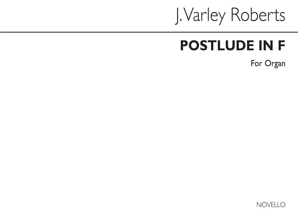 Postlude In F Organ